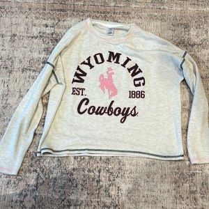 Wyoming cowboys long sleeve shirt